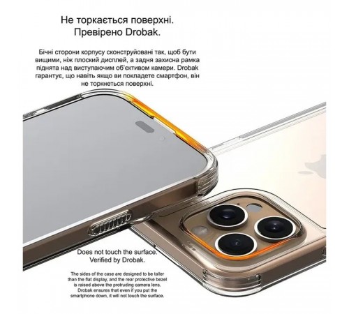 Чохол до мобільного телефона Drobak Acrylic Case with Airbag для Apple iPhone 16 Plus (949412) Чохол до мобільного телефона Drobak Acrylic Case with Airbag для Apple iPhone 16 Plus (949412)