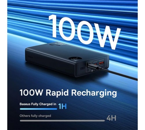 Батарея универсальная Baseus Adaman Metal Digital Display 24000mAh 140W, Black (P10021508113-00) (P10021507112-02) Батарея универсальная Baseus Adaman Metal Digital Display 24000mAh 140W, Black (P10021508113-00) (P10021507112-02)