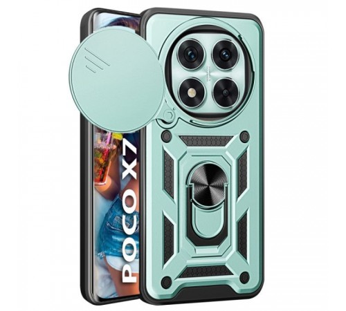 Чохол до мобільного телефона BeCover Military Poco X7 Dark Green (712874) Чохол до мобільного телефона BeCover Military Poco X7 Dark Green (712874)