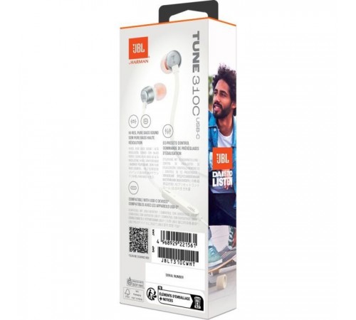 Наушники JBL Tune 310C USB-C White (JBLT310CWHT) Наушники JBL Tune 310C USB-C White (JBLT310CWHT)