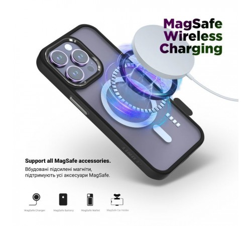 Чохол до мобільного телефона Armorstandart Unit MagSafe Samsung S25 Black (ARM82260)
