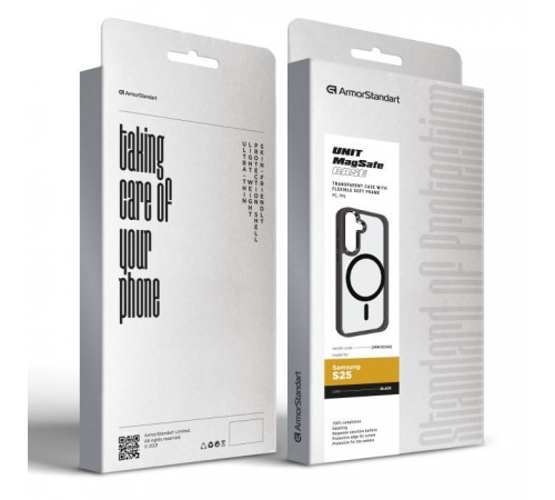 Чохол до мобільного телефона Armorstandart Unit MagSafe Samsung S25 Black (ARM82260)