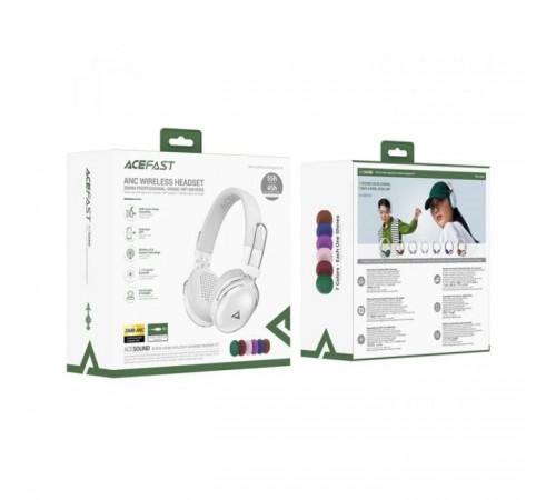 Наушники Acefast H7 ANC Bluetooth Pearl White (6974316283560) Наушники Acefast H7 ANC Bluetooth Pearl White (6974316283560)