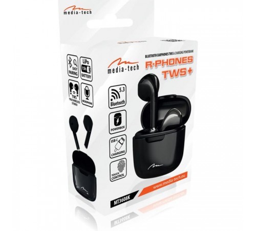 Навушники Media-Tech R-Phones Black (MT3608K) Навушники Media-Tech R-Phones Black (MT3608K)