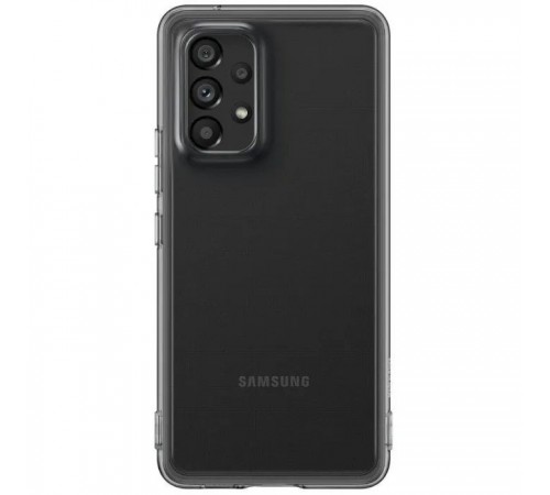 Чохол до мобільного телефона Samsung Soft Clear Cover Samsung Galaxy A53 (A536) Black (EF-QA536TBEGRU) Чохол до мобільного телефона Samsung Soft Clear Cover Samsung Galaxy A53 (A536) Black (EF-QA536TBEGRU)