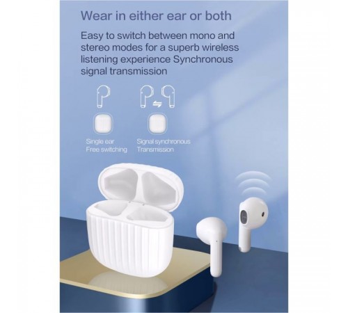 Навушники Xiaomi MiiiW Conch True Wireless Earphone W200 White (MWTW04) Навушники Xiaomi MiiiW Conch True Wireless Earphone W200 White (MWTW04)