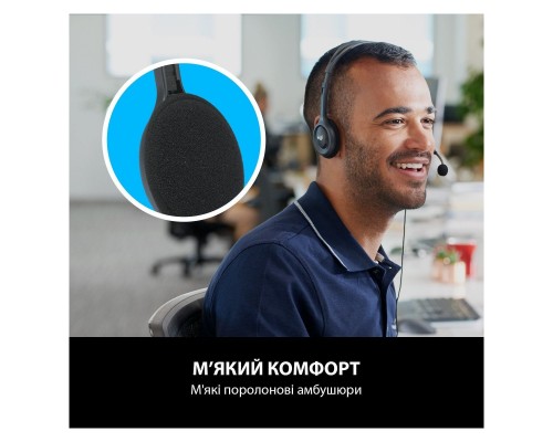 Навушники Logitech H111 Stereo Headset with 1*4pin jack (981-000593)