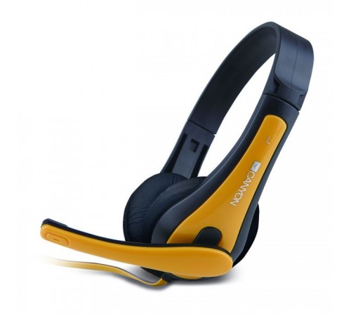Наушники Canyon HSC1 Black/Yellow (CNS-CHSC1BY) Наушники Canyon HSC1 Black/Yellow (CNS-CHSC1BY)