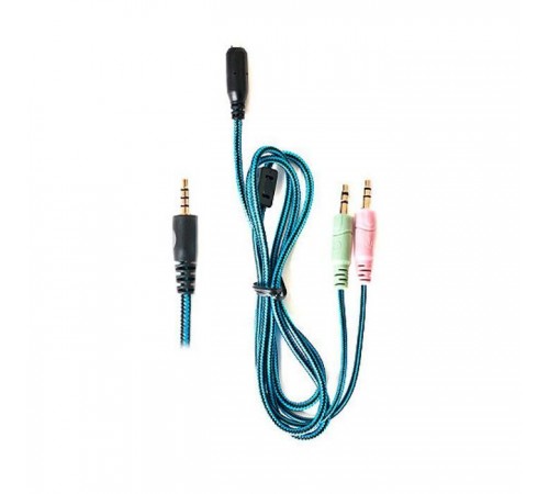 Навушники REAL-EL GDX-7500 black-blue Навушники REAL-EL GDX-7500 black-blue
