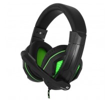 Наушники Gemix N2 LED Black-Green Gaming