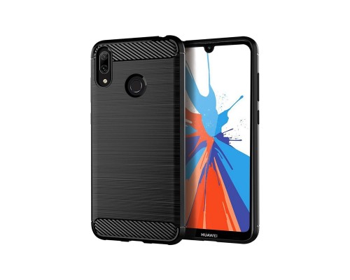 Чехол для мобильного телефона Laudtec для Huawei Y7 2019 Carbon Fiber (Black) (LT-HY72019B) Чехол для мобильного телефона Laudtec для Huawei Y7 2019 Carbon Fiber (Black) (LT-HY72019B)