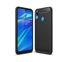 Чохол до мобільного телефона Laudtec для Huawei Y7 2019 Carbon Fiber (Black) (LT-HY72019B)
