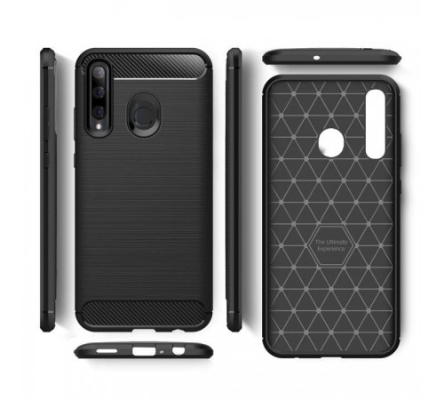 Чехол для мобильного телефона Laudtec для Huawei P Smart 2019 Carbon Fiber (Black) (LT-PST19) Чехол для мобильного телефона Laudtec для Huawei P Smart 2019 Carbon Fiber (Black) (LT-PST19)