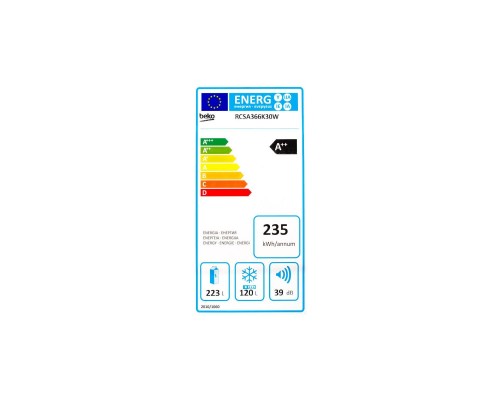 Холодильник Beko RCSA366K30W Холодильник Beko RCSA366K30W