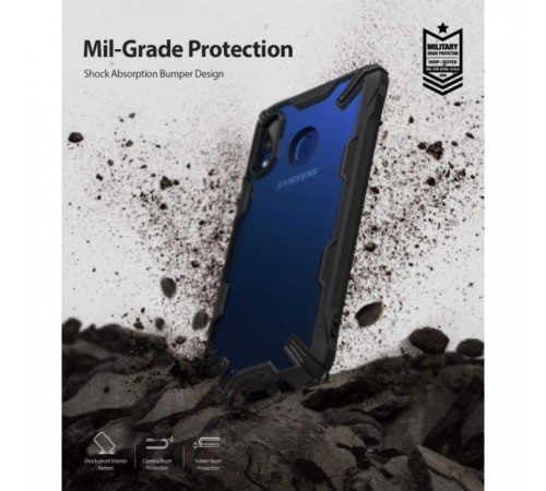 Чохол до мобільного телефона Ringke Fusion X Samsung Galaxy A20 Black (RCS4521) Чохол до мобільного телефона Ringke Fusion X Samsung Galaxy A20 Black (RCS4521)