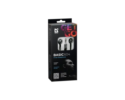 Наушники Defender Basic 604 Black (63604) Наушники Defender Basic 604 Black (63604)