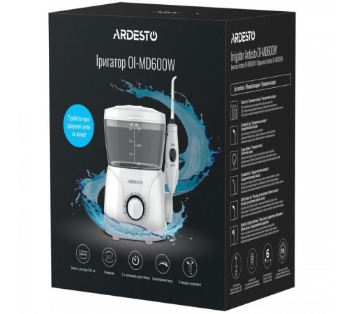 Ирригатор Ardesto OI-MD600W Ирригатор Ardesto OI-MD600W