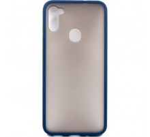 Чохол до мобільного телефона Dengos Matt Samsung Galaxy M11, blue (DG-TPU-MATT-48) (DG-TPU-MATT-48)