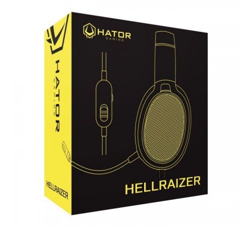 Наушники Hator Hellraizer Black (HTA-812) Наушники Hator Hellraizer Black (HTA-812)