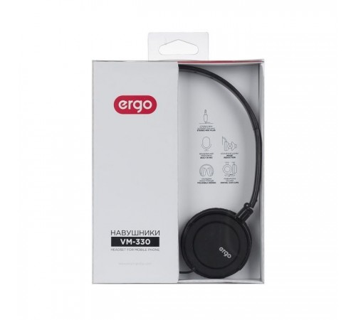 Наушники Ergo VM-330 Black Наушники Ergo VM-330 Black
