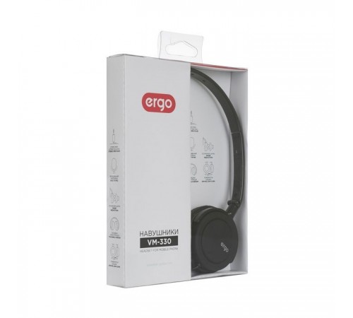 Наушники Ergo VM-330 Black Наушники Ergo VM-330 Black