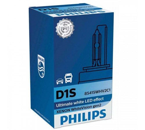 Автолампа Philips ксеноновая (85415 WHV2 C1) Автолампа Philips ксеноновая (85415 WHV2 C1)