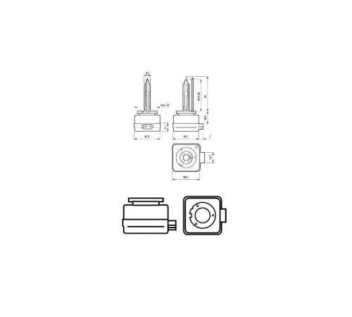 Автолампа Philips ксеноновая (85415 WHV2 C1) Автолампа Philips ксеноновая (85415 WHV2 C1)
