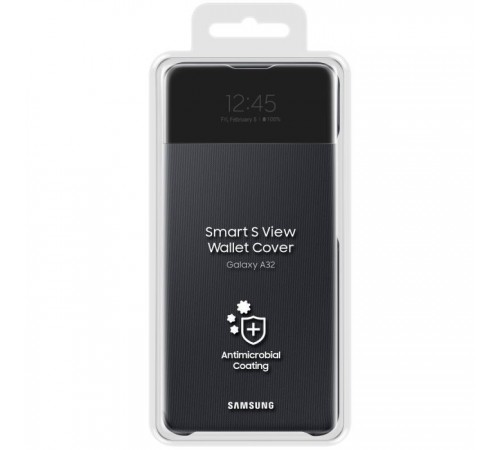 Чохол до мобільного телефона Samsung SAMSUNG Galaxy A32/A325 S View Wallet Cover Black (EF-EA325PBEGRU)