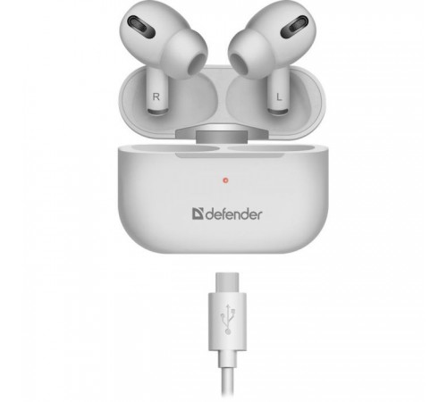 Навушники Defender Twins 636 TWS Pro Bluetooth White (63636) Навушники Defender Twins 636 TWS Pro Bluetooth White (63636)