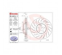Тормозной диск Brembo 09.A819.11