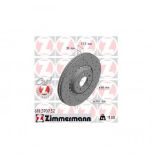 Гальмівний диск ZIMMERMANN 610.3707.52