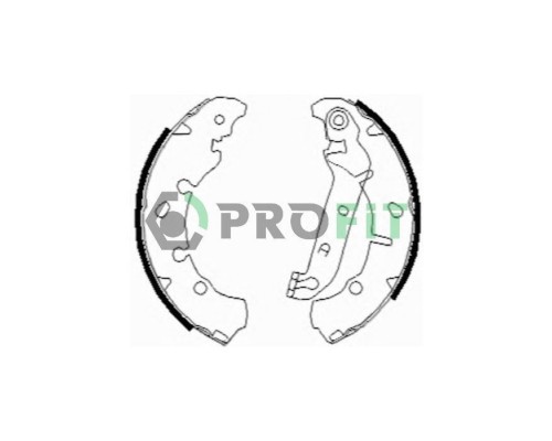 Тормозные колодки Profit 5001-0635 Тормозные колодки Profit 5001-0635