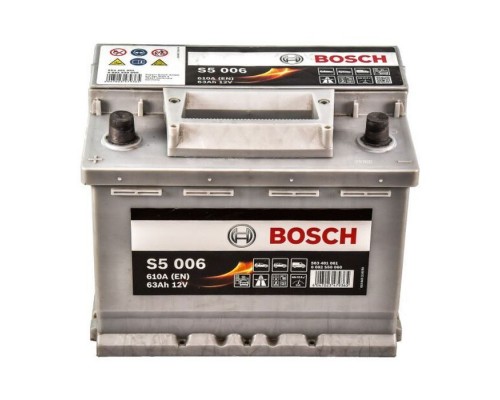 Аккумулятор автомобильный Bosch 63А (0 092 S50 060) Аккумулятор автомобильный Bosch 63А (0 092 S50 060)