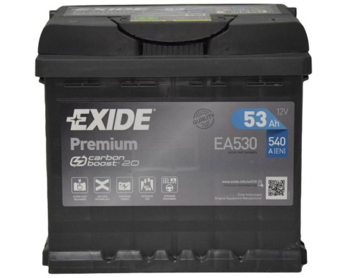 Акумулятор автомобільний EXIDE PREMIUM 53A (EA530) Акумулятор автомобільний EXIDE PREMIUM 53A (EA530)