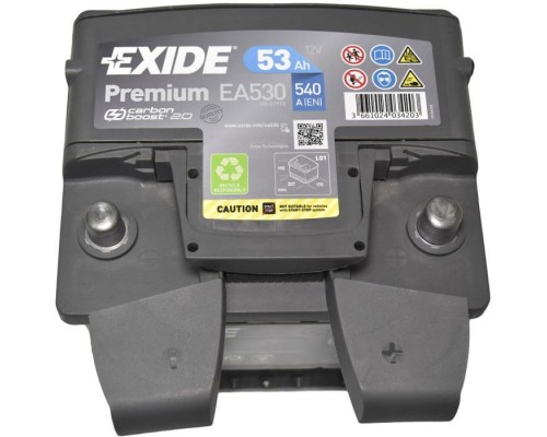 Акумулятор автомобільний EXIDE PREMIUM 53A (EA530) Акумулятор автомобільний EXIDE PREMIUM 53A (EA530)