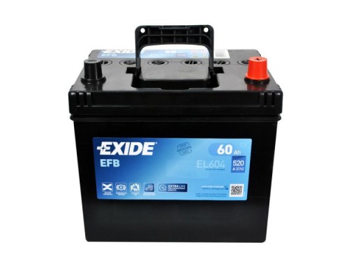 Акумулятор автомобільний EXIDE START-STOP EFB 60A (EL604) Акумулятор автомобільний EXIDE START-STOP EFB 60A (EL604)
