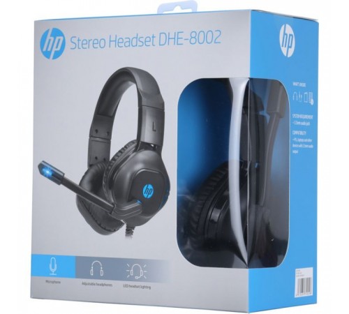 Навушники HP DHE-8002 Gaming Headset Red LED Black (DHE-8002)