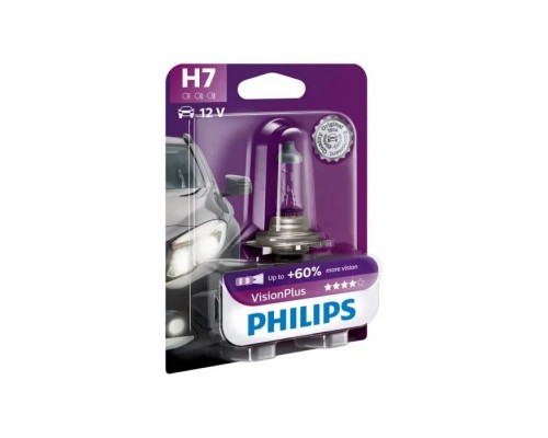 Автолампа Philips 12972VPB1 H7 Vision Plus 12V 55W (2363) Автолампа Philips 12972VPB1 H7 Vision Plus 12V 55W (2363)