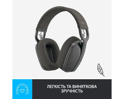 Навушники Logitech Zone Vibe 100 Wireless Graphite (981-001213) Навушники Logitech Zone Vibe 100 Wireless Graphite (981-001213)