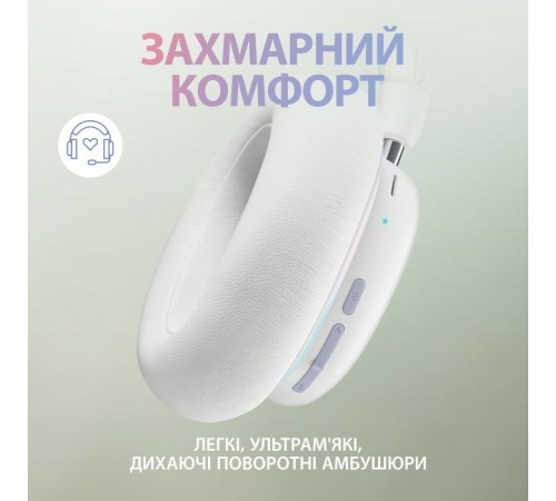 Навушники Logitech G735 Wireless Gaming Headset Off-White (981-001083)