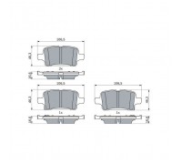 Тормозные колодки Bosch 0 986 424 839
