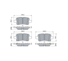 Тормозные колодки Bosch 0 986 424 839