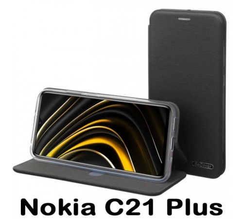 Чохол до мобільного телефона BeCover Exclusive Nokia C21 Plus Black (707917) Чохол до мобільного телефона BeCover Exclusive Nokia C21 Plus Black (707917)