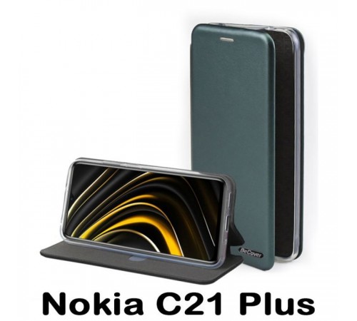 Чохол до мобільного телефона BeCover Exclusive Nokia C21 Plus Dark Green (707919) Чохол до мобільного телефона BeCover Exclusive Nokia C21 Plus Dark Green (707919)