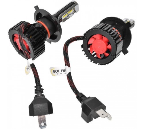 Автолампа SOLAR H4 12/24V 6500K 8000Lm 60W ZES Chip (8304) Автолампа SOLAR H4 12/24V 6500K 8000Lm 60W ZES Chip (8304)