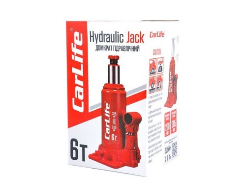 Домкрат CarLife 6т 200-385мм (BJ406) Домкрат CarLife 6т 200-385мм (BJ406)