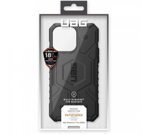 Чохол до мобільного телефона UAG Apple iPhone 14 Pro Max Pathfinder Magsafe, Black (114055114040) Чохол до мобільного телефона UAG Apple iPhone 14 Pro Max Pathfinder Magsafe, Black (114055114040)