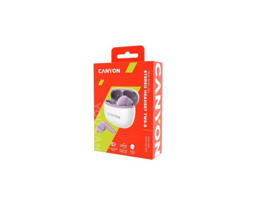 Наушники Canyon TWS-5 Purple (CNS-TWS5PU) Наушники Canyon TWS-5 Purple (CNS-TWS5PU)