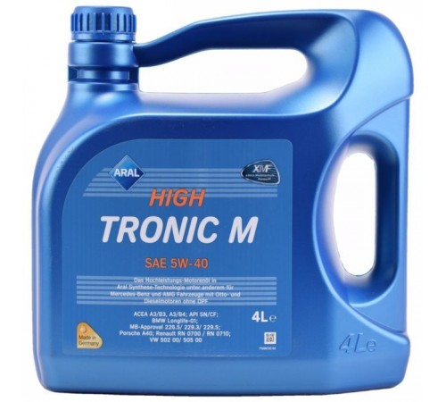 Моторна олива Aral HighTronic M 5W-40, 4л (74310) Моторна олива Aral HighTronic M 5W-40, 4л (74310)