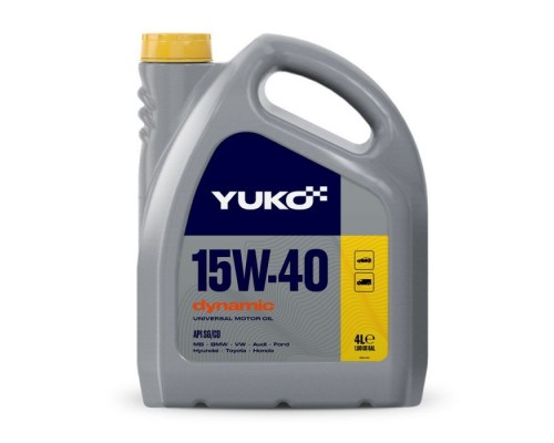 Моторна олива Yuko DYNAMIC 15W-40 4л (4823110401583) Моторна олива Yuko DYNAMIC 15W-40 4л (4823110401583)